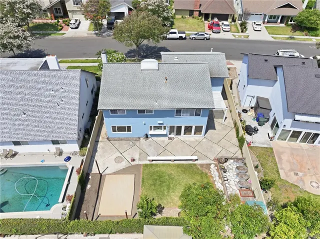 Overhead of backyard