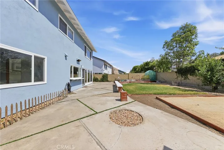 Large backyard