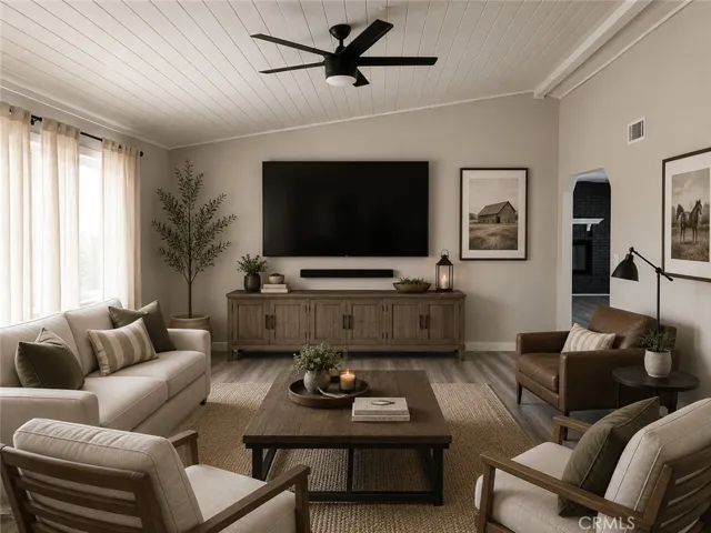 Photo has been enhanced to include decor

