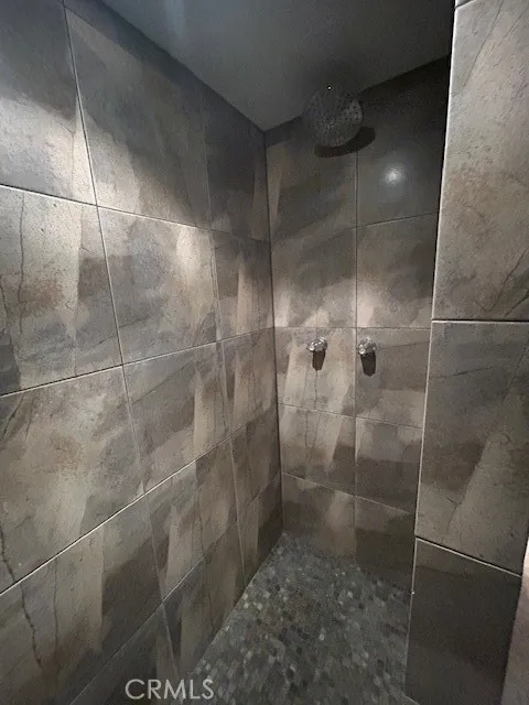 Close up of primary bath shower