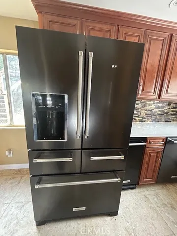 Black stainless refrigerator