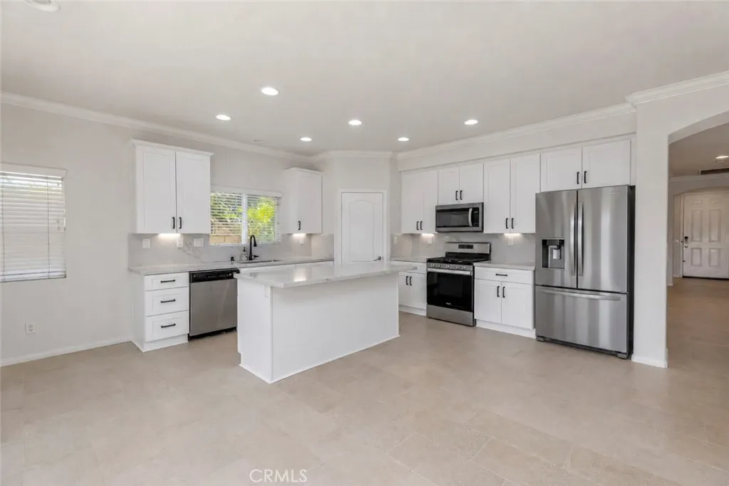 Virtually staged kitchen