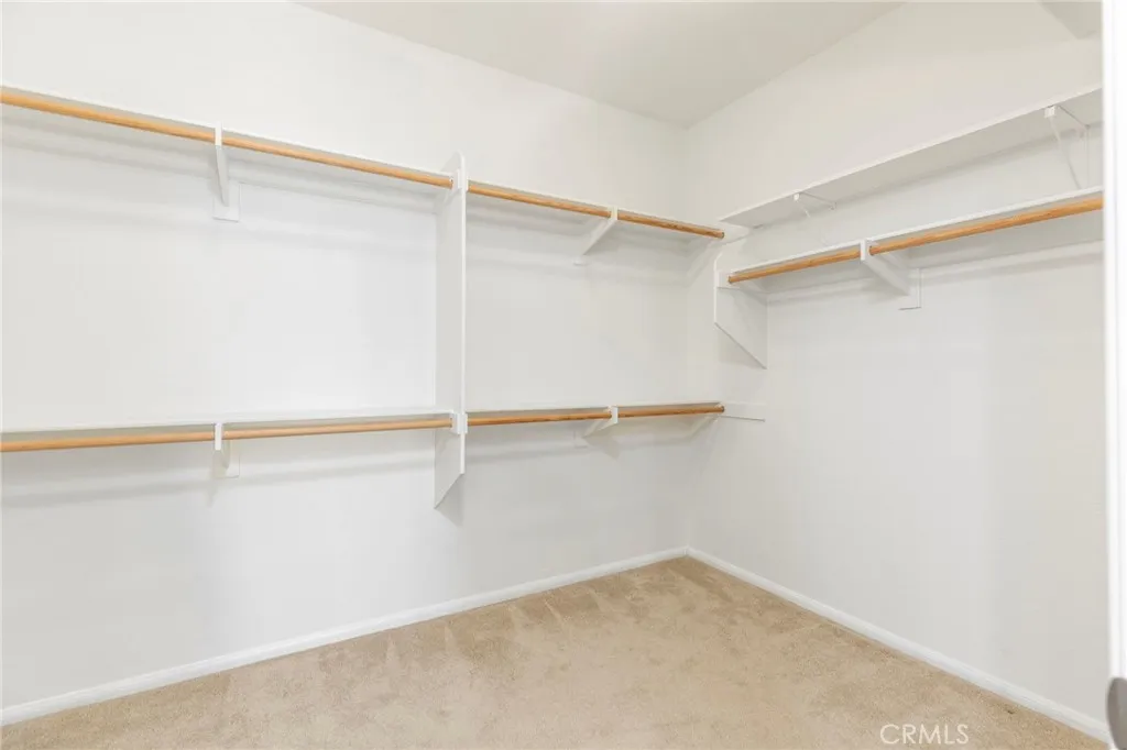 Master walk-in closet