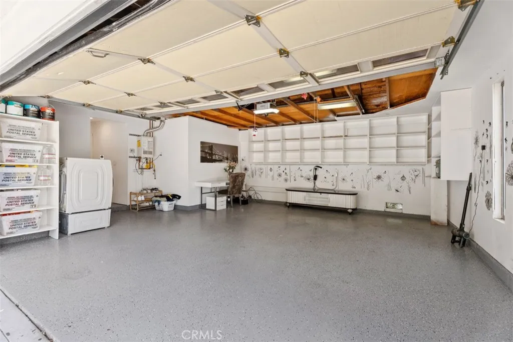 Extended two-car attached garage
