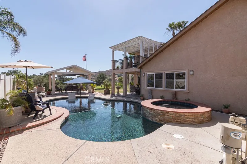 Pool and spa with sensational views