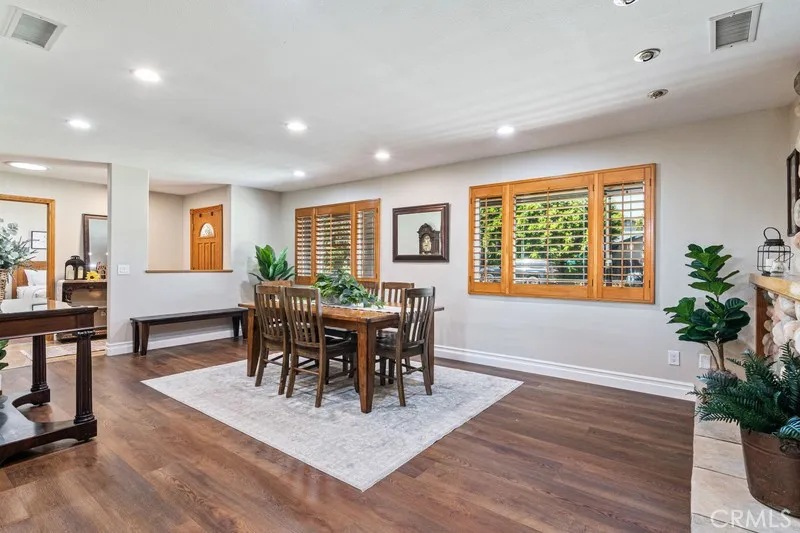Front formal living room(currently being used as a dining room)