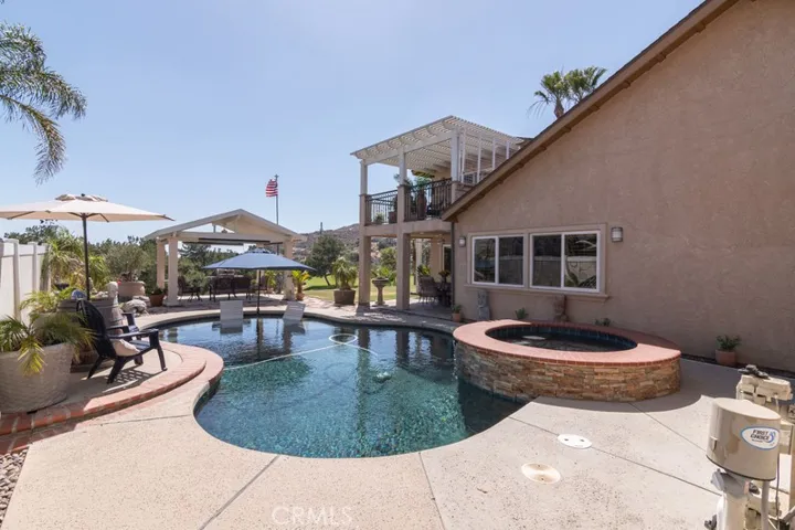 Pool and spa with sensational views