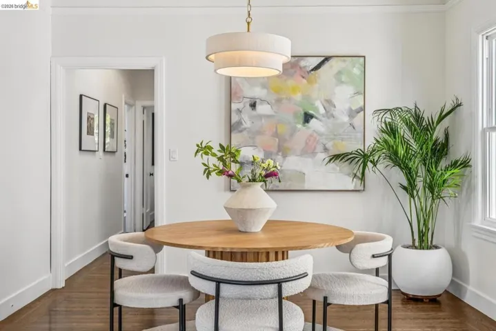 Large formal dining room.