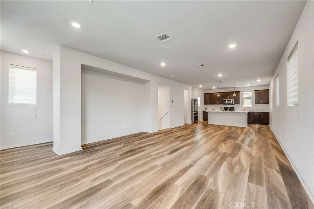 Spacious open concept living area