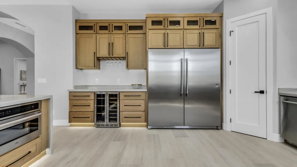 Built in Fridge and Wine Fridge
