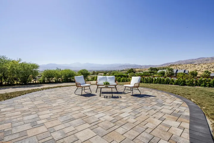 Circular Paved Patio