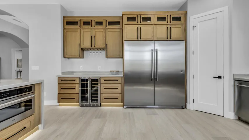 Built in Fridge and Wine Fridge