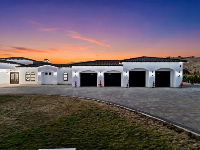 Twilight Driveway