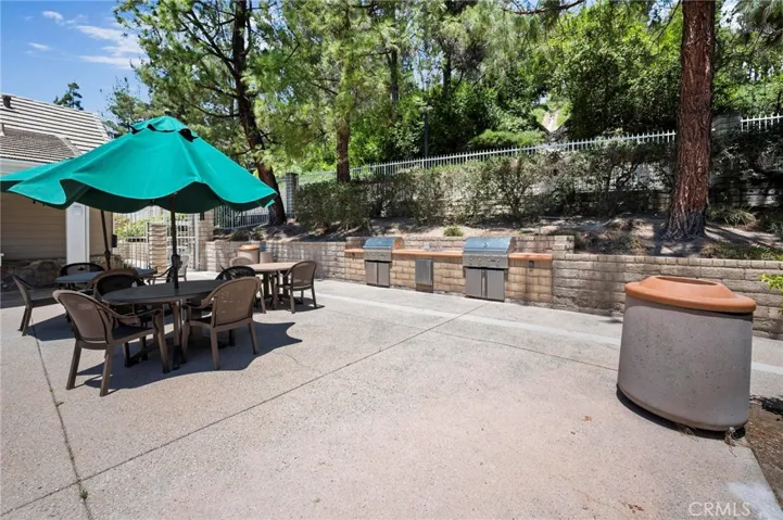 Community BBQ area