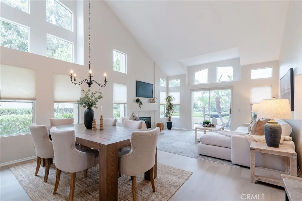 Formal dining room off of the living room.
