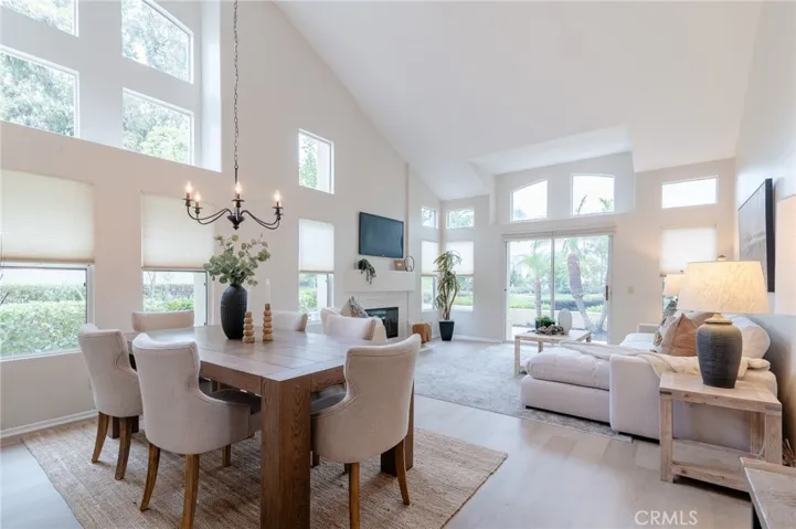 Formal dining room off of the living room.