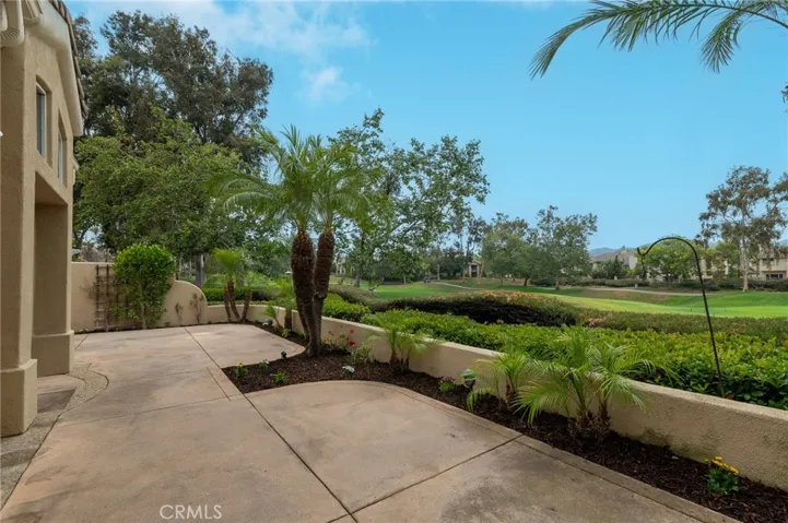 Outside, the private patio overlooks Tijeras Creek Golf Course, offering a beautiful place to relax and enjoy the view!