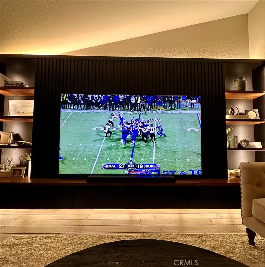 TV is not included- Pictures included to show lighting and TV size potential