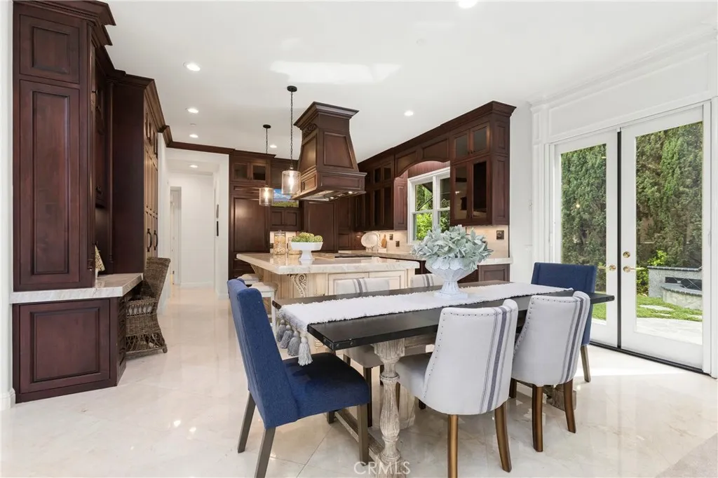 Modern kitchen with seamless access to the outdoor living area.