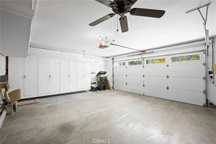 Attached garage with laundry
