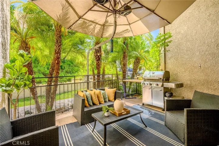 Private patio