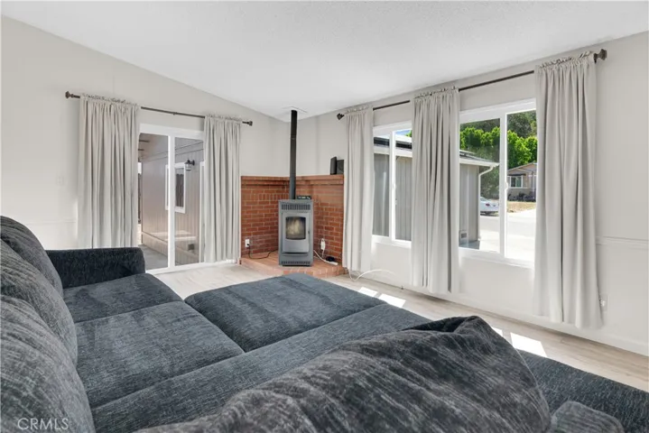 Living room off entry. Large oversized couch.