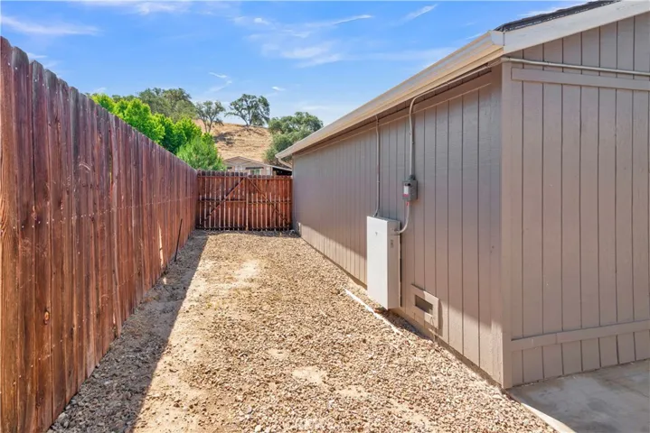 Side of garage.