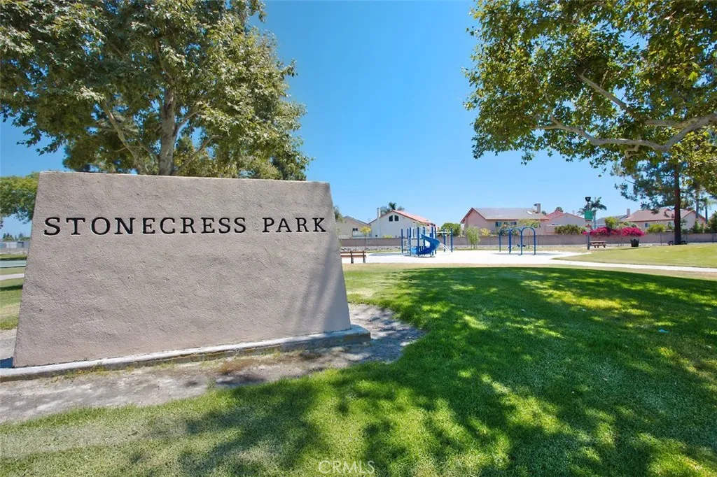 Walk to the neighborhood Stonecress Park.