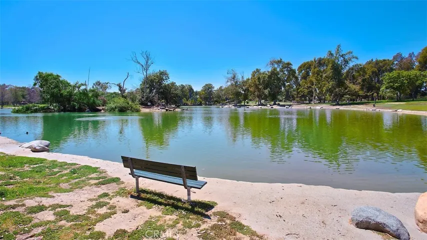 One of two lakes at Mile Square Regional Park.