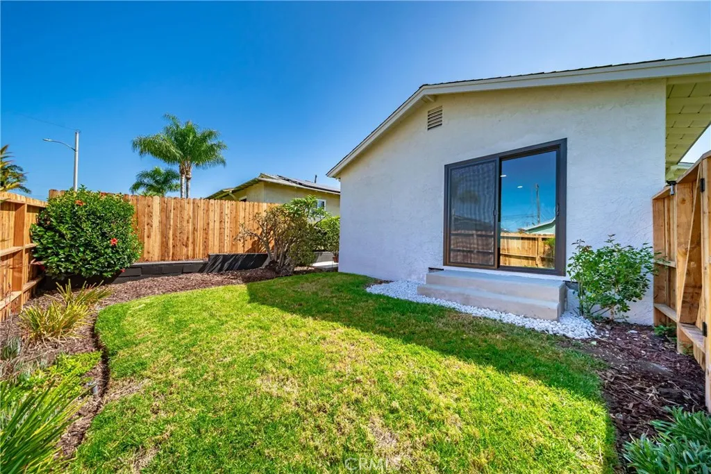 New Backyard with Direct Access. Room for Kids to Play