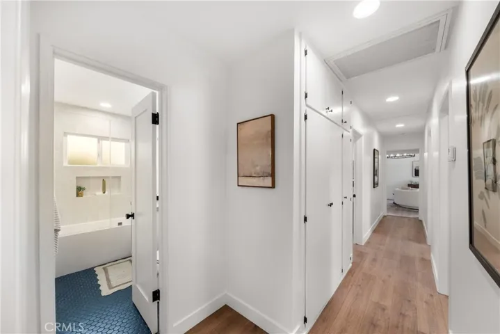 Hallway and First Bathroom