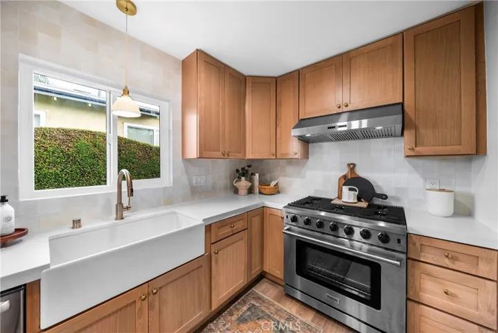 Farm House Sink and a 
Upgraded Thor Range