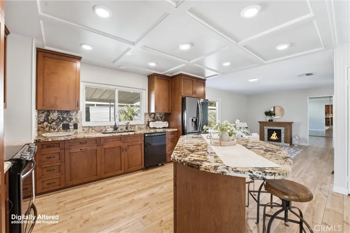 coffered ceiling