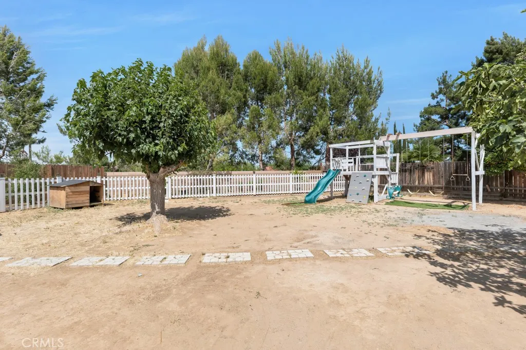 9,000+ lot size with playground, fruit trees