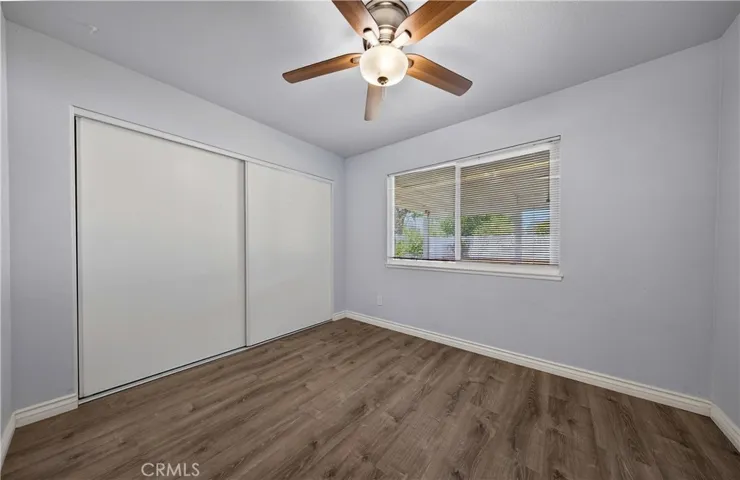 Bedroom 2 has a large closet