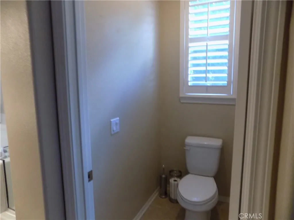 Water closet in primary bedroom
