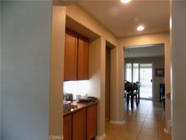 Hallway to dining room