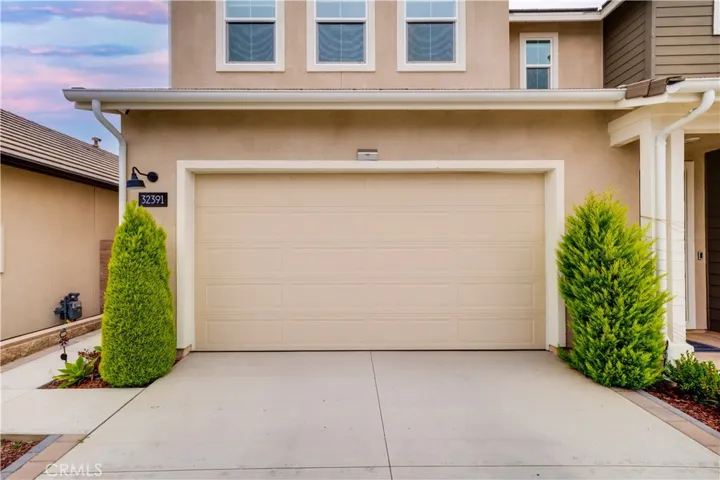 Driveway to the garage
