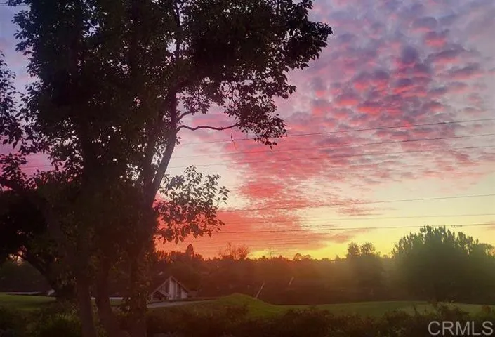 Actual view taken from Living room patio.