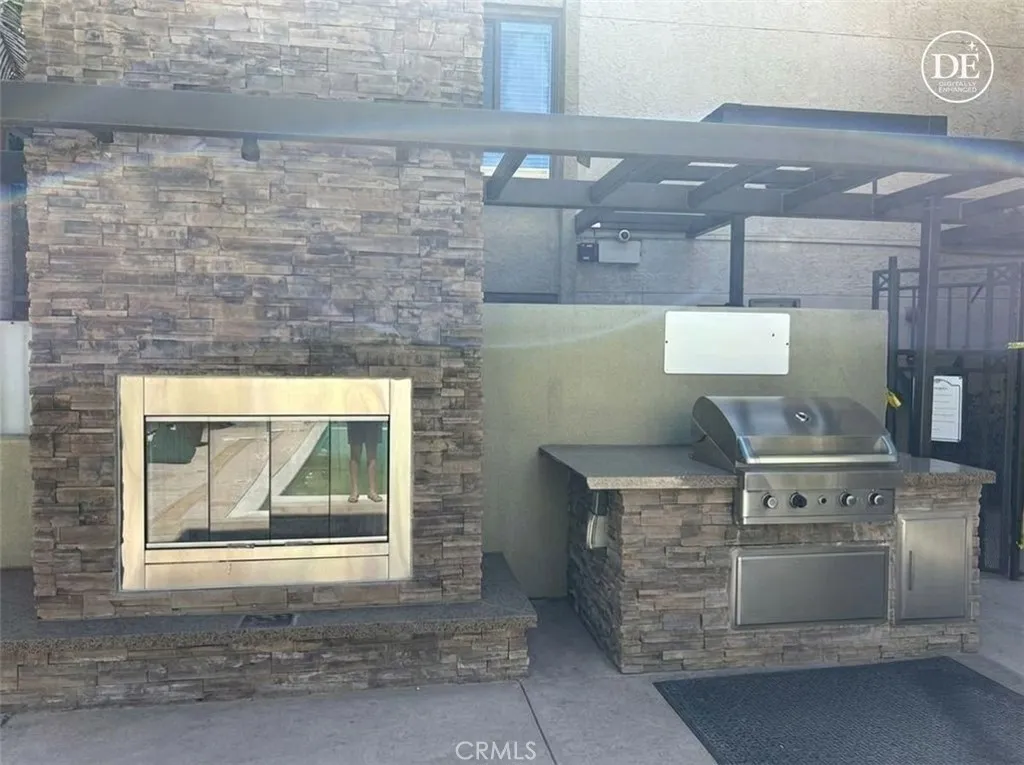 Community BBQ and Fireplace