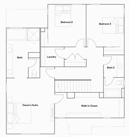 Residence 4 - level 2 floorplan