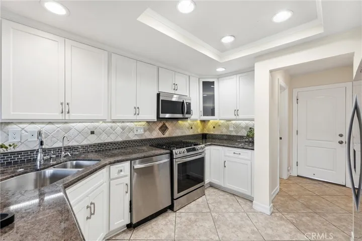 Kitchen leading to Direct Garage Access