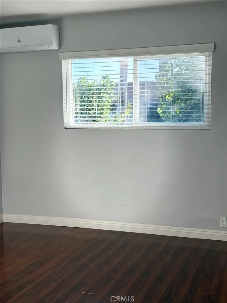 Bright 1st bedroom with new split wall unit