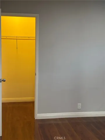 Walk-in closet in the first bedroom