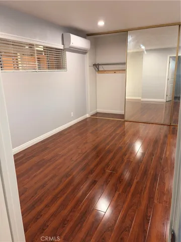 Big closet with mirror door