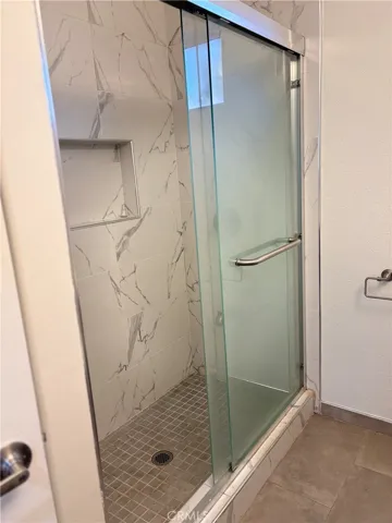 Shower in the shared bathroom