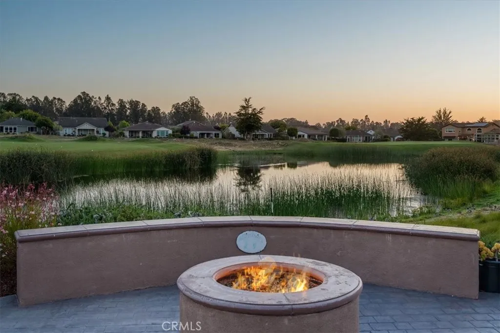 Another Sunset View Beginning While Roasting Marshmallows on The Firepit and Waiting for Visiting Ducks to Appear