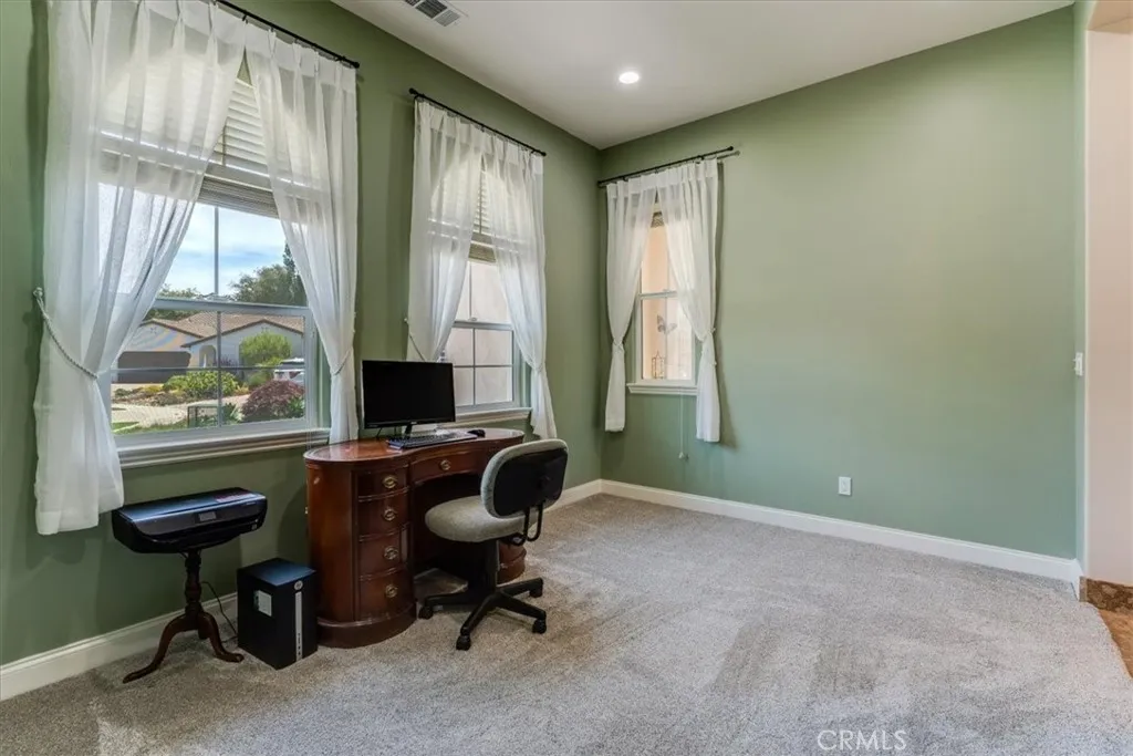 As You Come Thru the Entryway, the Room is Currently Used as an Office but, Add a Closet & Door...You Have a 3rd Bedroom