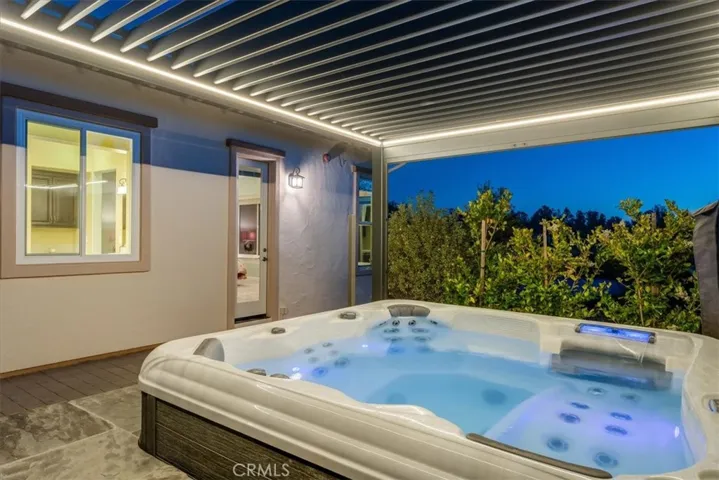 Another View of the Covered and Lighted Spa