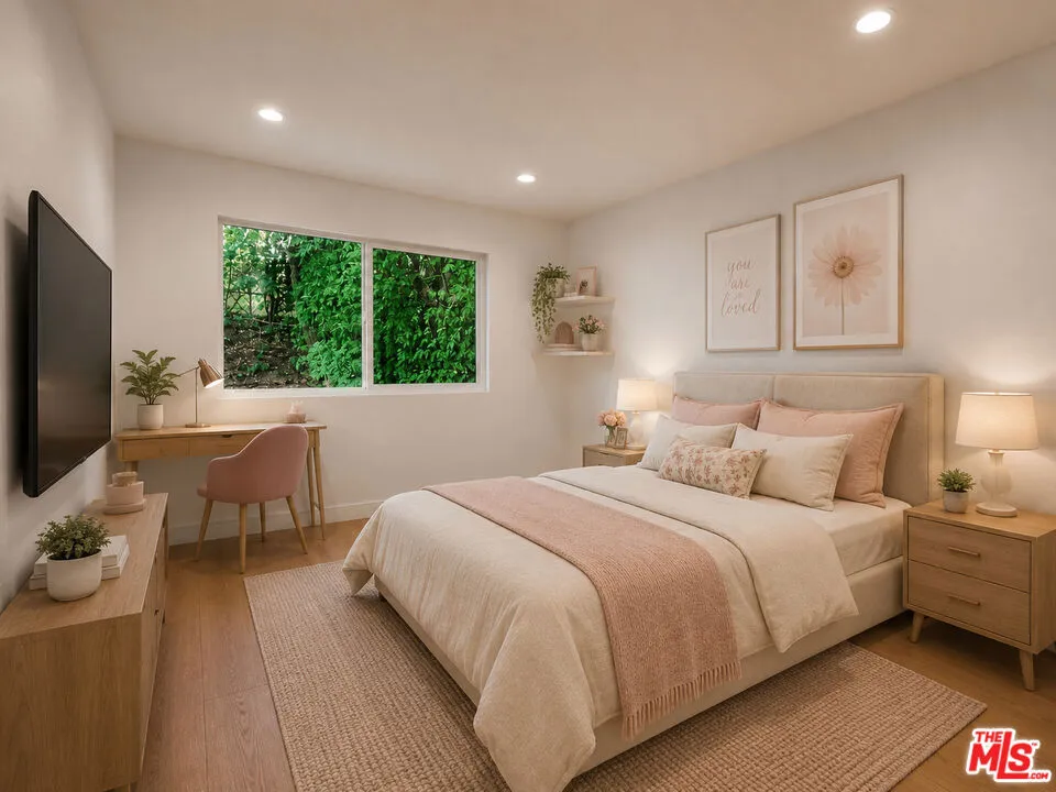 virtual staged ADU bedroom